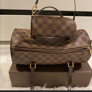 Louis Vuitton Damier Ebene Papillon 30 & Mini Set